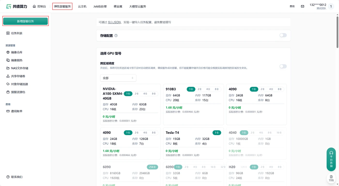 弹性服务部署挂载示意图