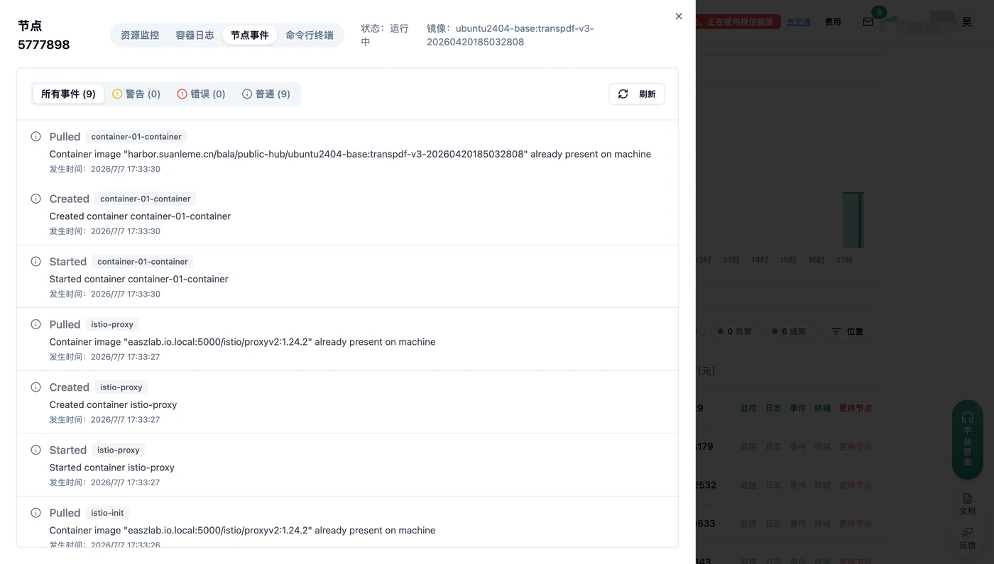 2.节点信息查看示意图