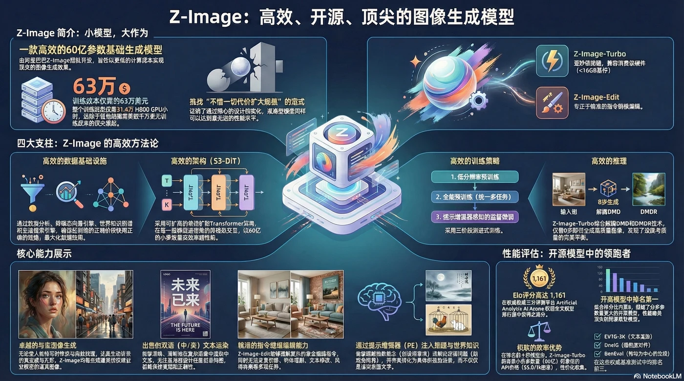 Z-Image 技术白皮书：高效单流扩散 Transformer 赋能新一代图像生成