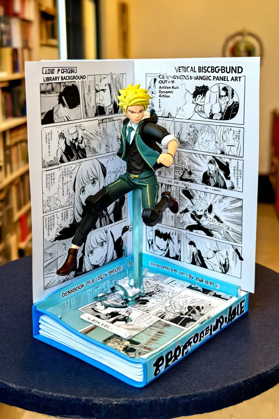 Pop-Up Book 风格 06｜间谍过家家 第三季 Pop-Up Book 风格 AI 生图提示词指南