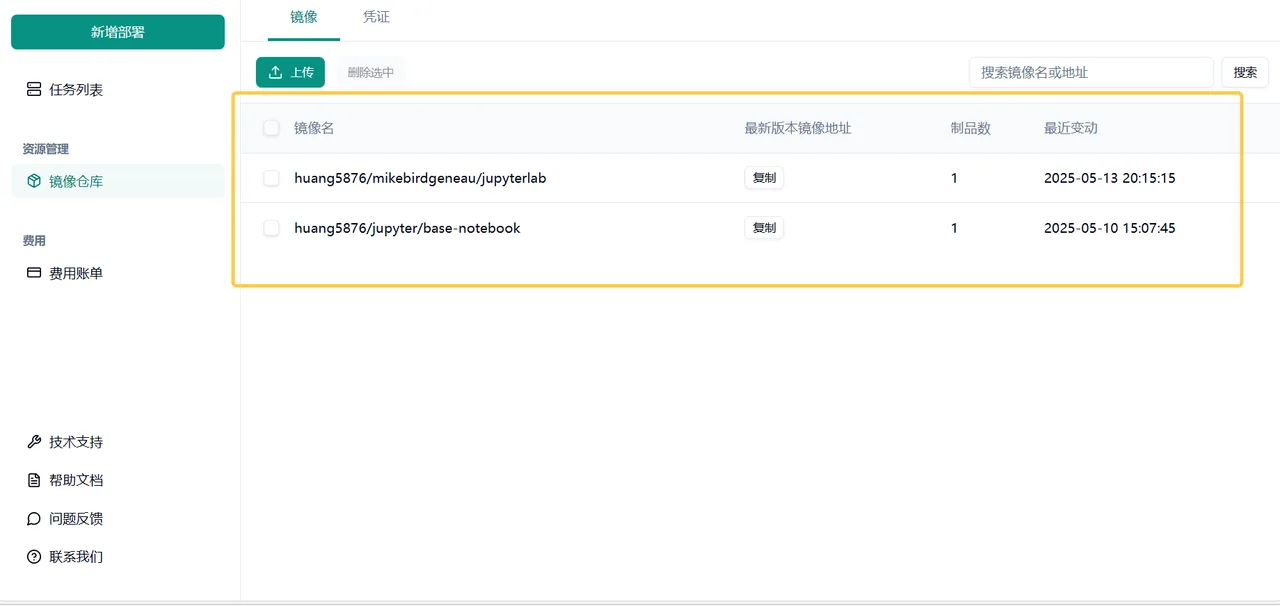 镜像推送流程示意图