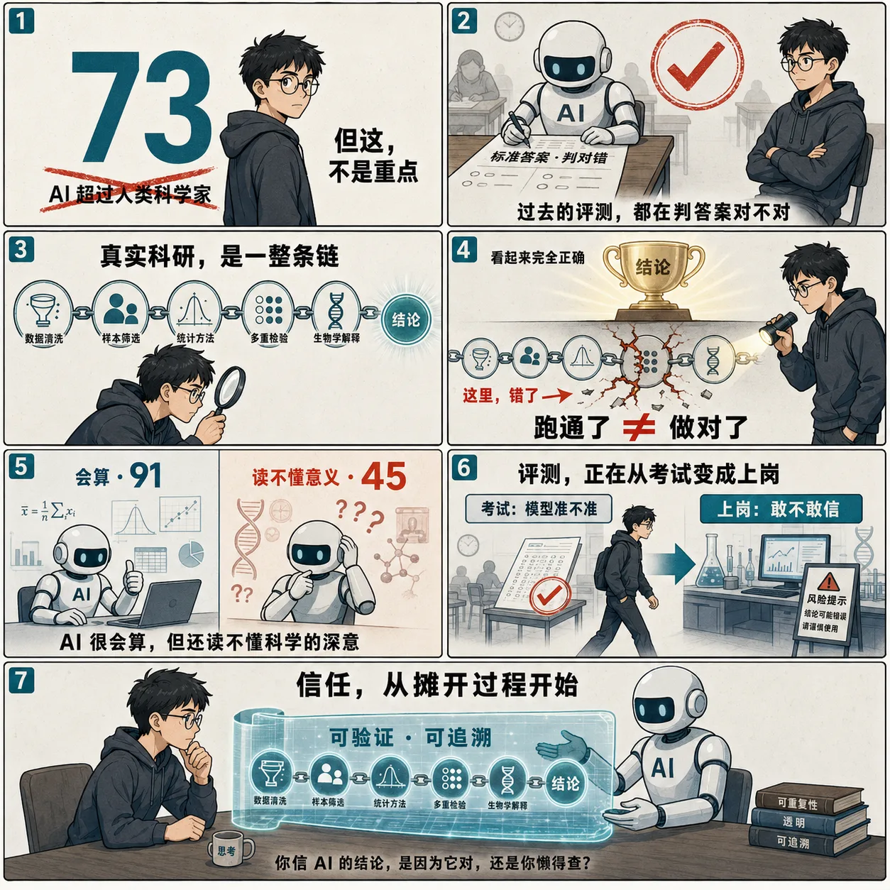 AI 当药企实习生考了 73 分，但那个分数根本不是重点